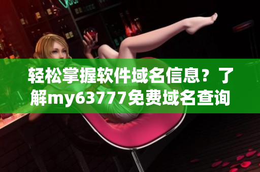 轻松掌握软件域名信息？了解my63777免费域名查询利器！