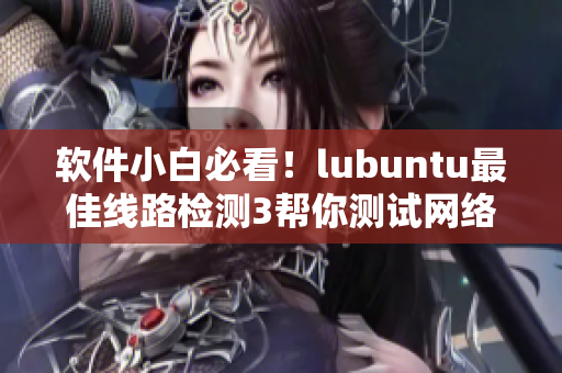 软件小白必看！lubuntu最佳线路检测3帮你测试网络质量