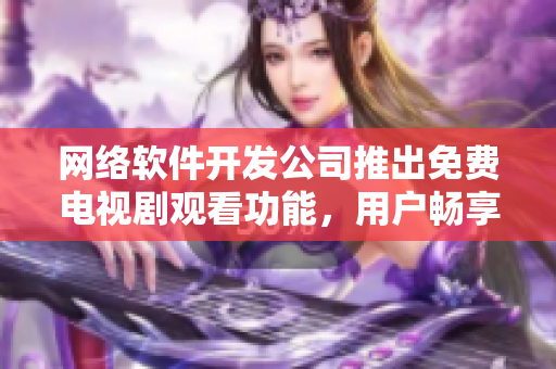 网络软件开发公司推出免费电视剧观看功能，用户畅享无限网络娱乐时光