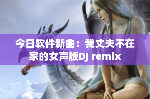 今日软件新曲：我丈夫不在家的女声版DJ remix