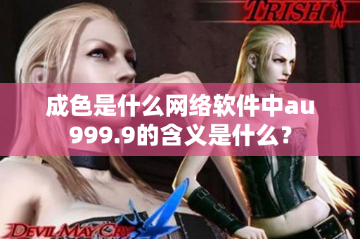 成色是什么网络软件中au999.9的含义是什么？