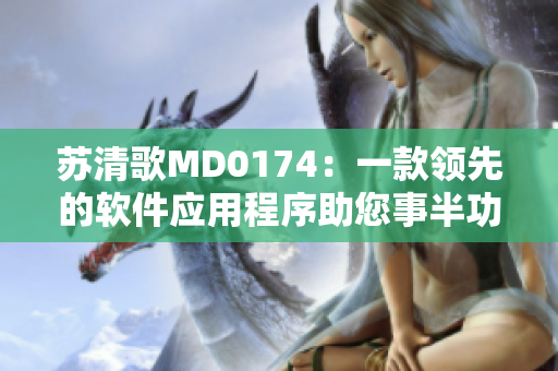 苏清歌MD0174：一款领先的软件应用程序助您事半功倍