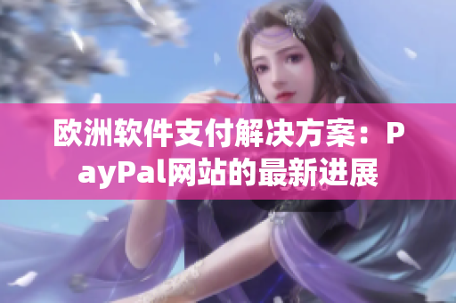 欧洲软件支付解决方案：PayPal网站的最新进展