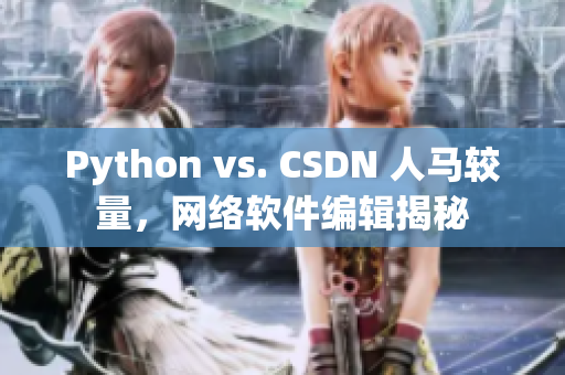 Python vs. CSDN 人马较量，网络软件编辑揭秘