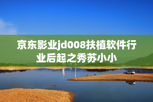 京东影业jd008扶植软件行业后起之秀苏小小