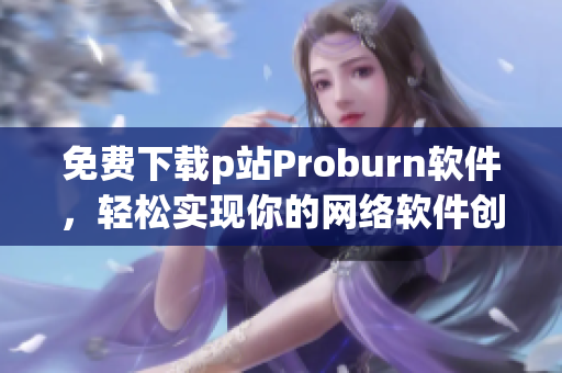 免费下载p站Proburn软件，轻松实现你的网络软件创意！