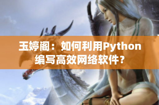 玉婷阁：如何利用Python编写高效网络软件？