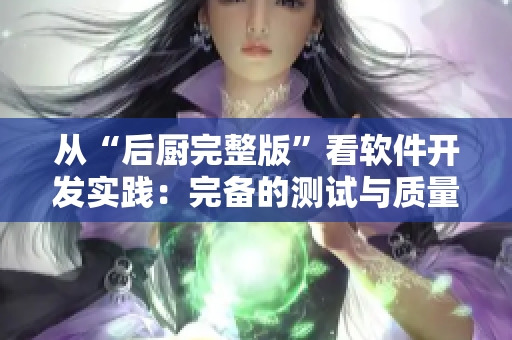 从“后厨完整版”看软件开发实践：完备的测试与质量控制