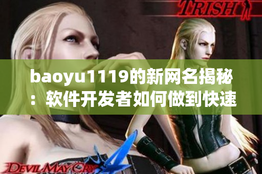 baoyu1119的新网名揭秘：软件开发者如何做到快速迭代与高质量？