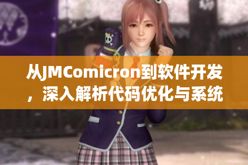 从JMComicron到软件开发，深入解析代码优化与系统架构优化