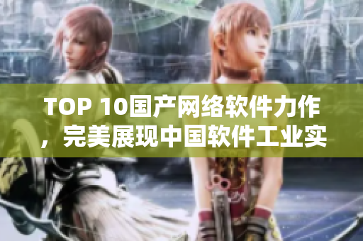 TOP 10国产网络软件力作，完美展现中国软件工业实力