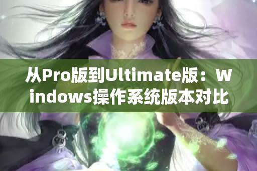 从Pro版到Ultimate版：Windows操作系统版本对比分析