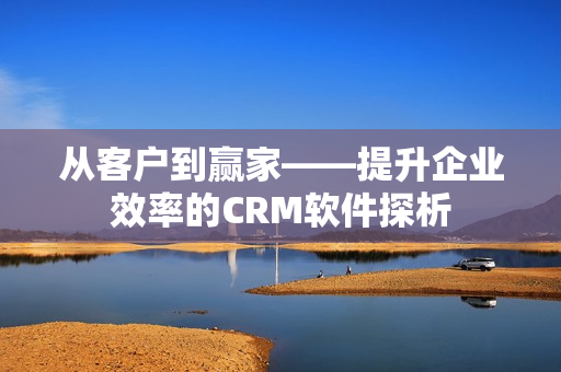 从客户到赢家——提升企业效率的CRM软件探析