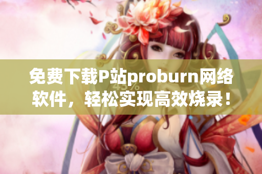 免费下载P站proburn网络软件，轻松实现高效烧录！(1)