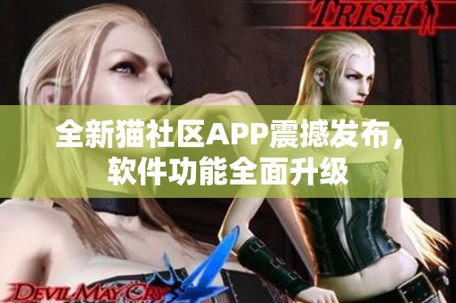 全新猫社区APP震撼发布，软件功能全面升级