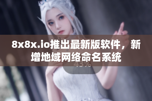 8x8x.io推出最新版软件，新增地域网络命名系统