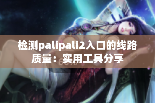 检测palipali2入口的线路质量：实用工具分享