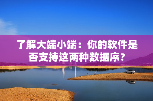 了解大端小端：你的软件是否支持这两种数据序？