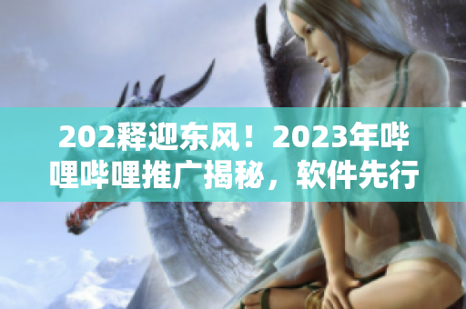 202释迎东风！2023年哔哩哔哩推广揭秘，软件先行探索通道