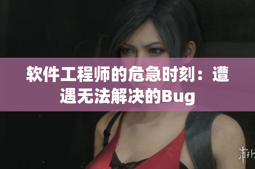 软件工程师的危急时刻：遭遇无法解决的Bug