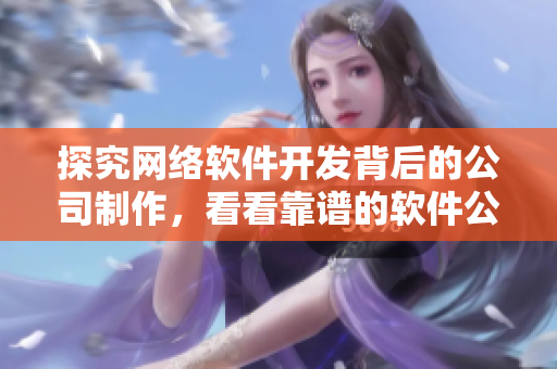 探究网络软件开发背后的公司制作，看看靠谱的软件公司是哪些