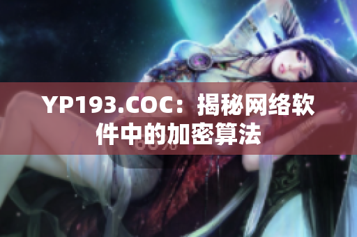 YP193.COC：揭秘网络软件中的加密算法