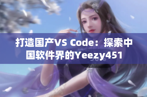 打造国产VS Code：探索中国软件界的Yeezy451