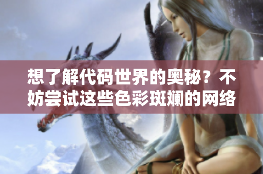 想了解代码世界的奥秘？不妨尝试这些色彩斑斓的网络软件编程指南