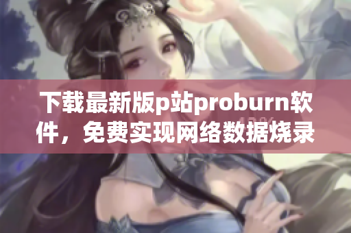 下载最新版p站proburn软件，免费实现网络数据烧录！