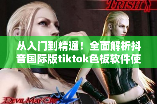 从入门到精通！全面解析抖音国际版tiktok色板软件使用技巧