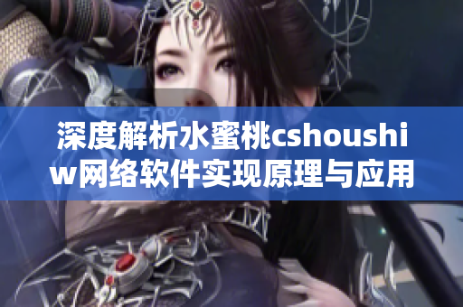 深度解析水蜜桃cshoushiw网络软件实现原理与应用场景