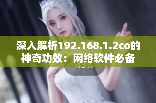 深入解析192.168.1.2co的神奇功效：网络软件必备