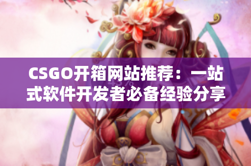 CSGO开箱网站推荐：一站式软件开发者必备经验分享