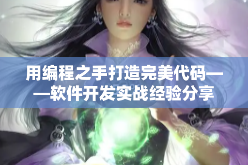 用编程之手打造完美代码——软件开发实战经验分享