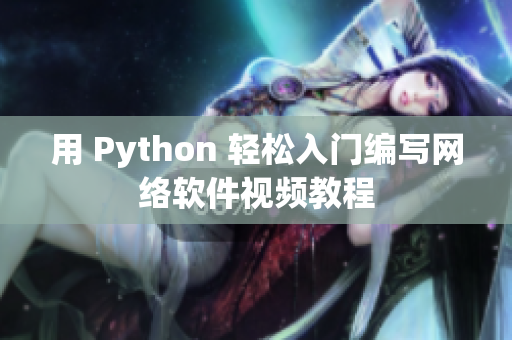 用 Python 轻松入门编写网络软件视频教程