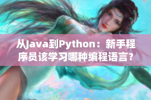 从Java到Python：新手程序员该学习哪种编程语言？