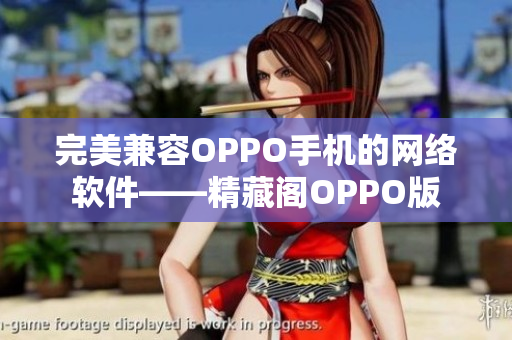 完美兼容OPPO手机的网络软件——精藏阁OPPO版