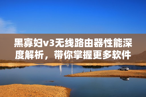 黑寡妇v3无线路由器性能深度解析，带你掌握更多软件技巧