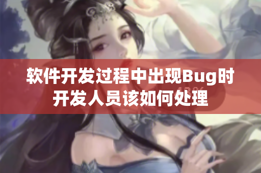 软件开发过程中出现Bug时开发人员该如何处理