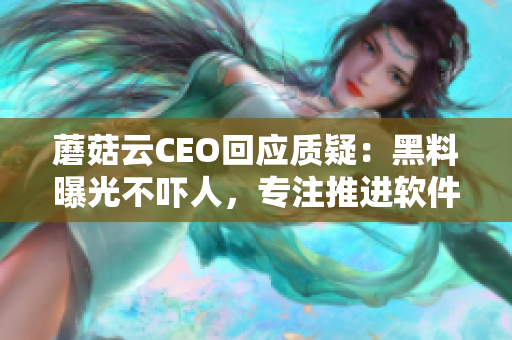 蘑菇云CEO回应质疑：黑料曝光不吓人，专注推进软件安全化建设