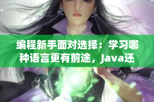 编程新手面对选择：学习哪种语言更有前途，Java还是Python？