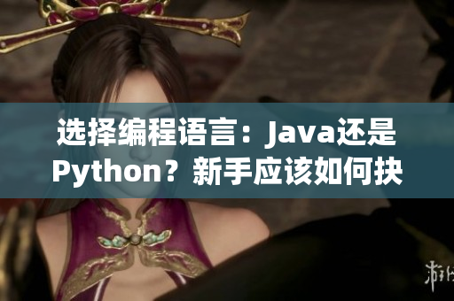 选择编程语言：Java还是Python？新手应该如何抉择？