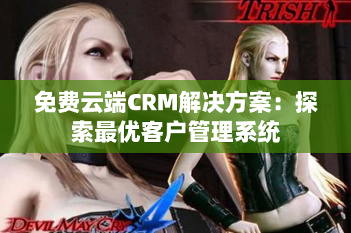 免费云端CRM解决方案：探索最优客户管理系统