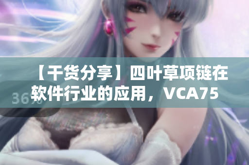 【干货分享】四叶草项链在软件行业的应用，VCA750为您揭秘！