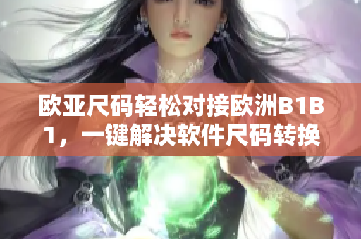 欧亚尺码轻松对接欧洲B1B1，一键解决软件尺码转换问题