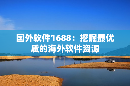 国外软件1688：挖掘最优质的海外软件资源