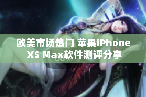 欧美市场热门 苹果iPhone XS Max软件测评分享