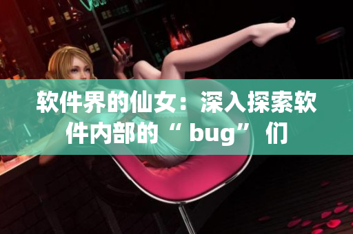 软件界的仙女：深入探索软件内部的“ bug” 们