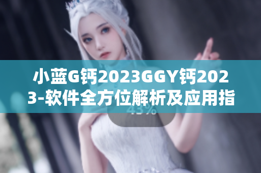 小蓝G钙2023GGY钙2023-软件全方位解析及应用指南