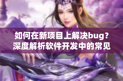 如何在新项目上解决bug？深度解析软件开发中的常见问题